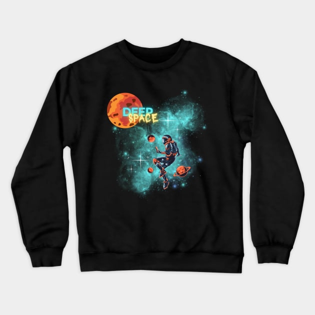 Deep Space travel Crewneck Sweatshirt by JLBCreations
